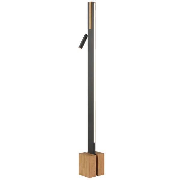 Stehlampen 1920185113129145 1 Schwarz - Metall - 14 x 131 x 14 cm