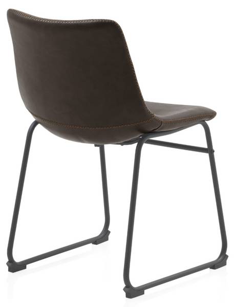 Stoelen  10753 set van 4 bruin
