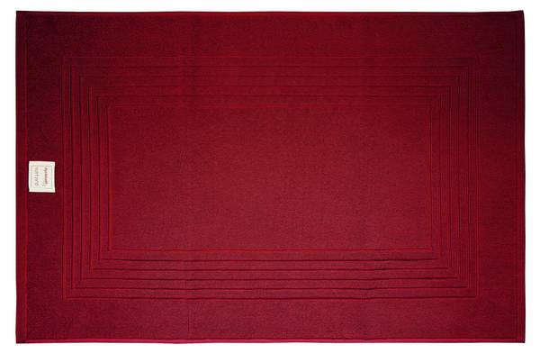 Badvorlegerset Nature 3-tlg. Rot