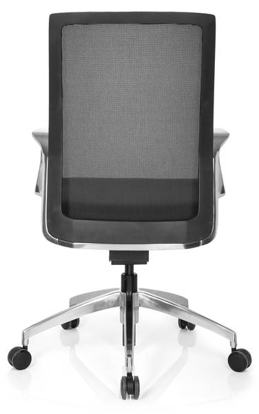 Bürostuhl PROVIDER NET Schwarz - Flachgewebe - 57 x 110 x 50 cm