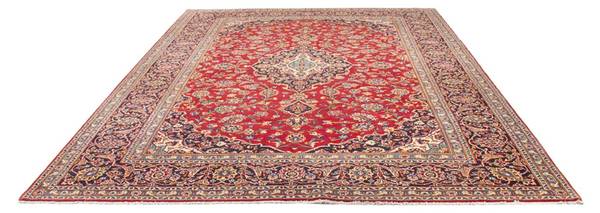Orientteppich Oriental Rot - Naturfaser - 242 x 1 x 350 cm