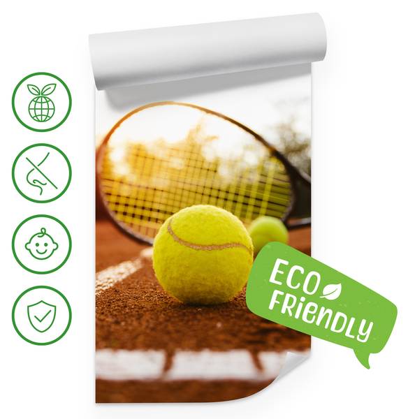 Fototapete Tennisschläger Court Sport 150 x 105 x 105 cm