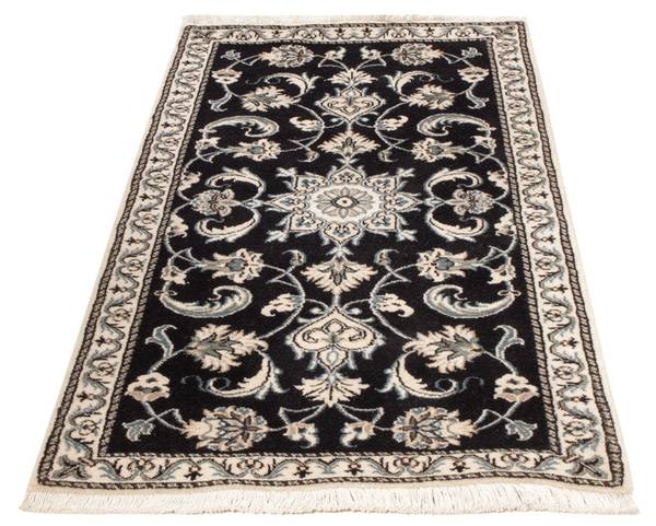 Orientteppich Oriental Blau - Naturfaser - 70 x 1 x 130 cm