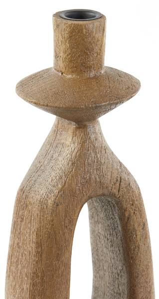 Kerzenständer Django Braun - Holzwerkstoff - 13 x 43 x 13 cm