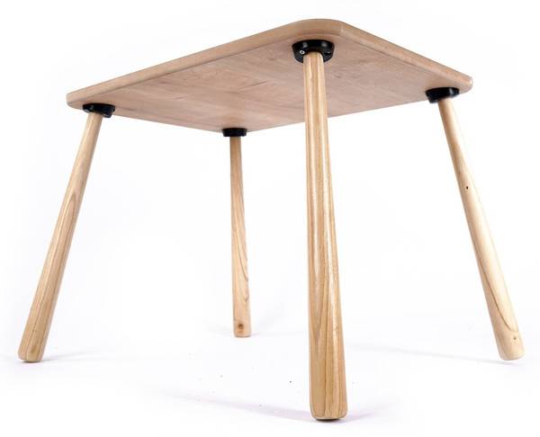 Tisch MAEL Braun - Holzwerkstoff - 60 x 54 x 45 cm