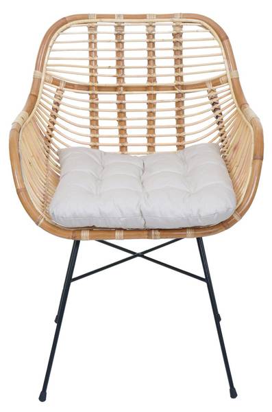 Esszimmerstuhl P17 (6er-Set) Braun - Cremeweiß