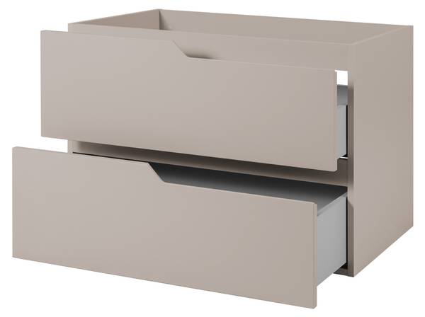 Badezimmerschrank Haag III Schwarz - Kaschmir - Breite: 160 cm