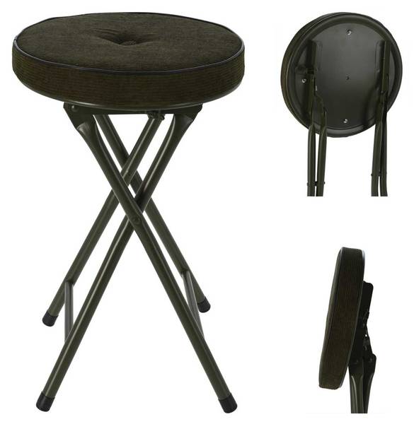 Hocker YK1200870 Grün - Metall - 30 x 49 x 30 cm