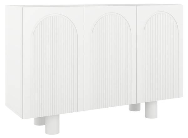 Kommode Rita Weiß - Holzwerkstoff - 136 x 91 x 42 cm