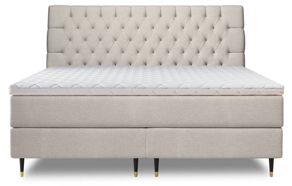 Boxspringbett Enchanted Beige - Liegefläche Breite: 180 cm