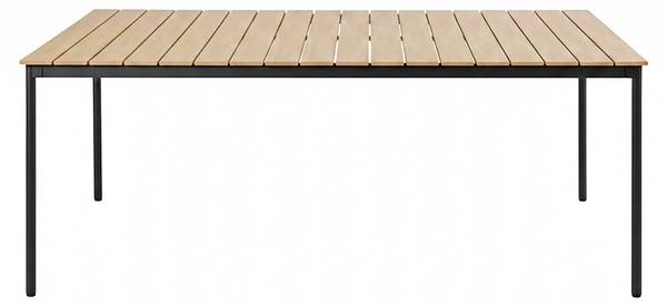 Gartentisch Bogota Grau - Holzwerkstoff - 90 x 74 x 180 cm