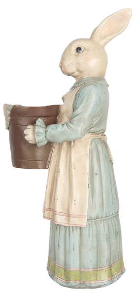 Dekorationsfigur Kaninchen Easter&Essiah Beige - Kunststoff - 17 x 46 x 23 cm