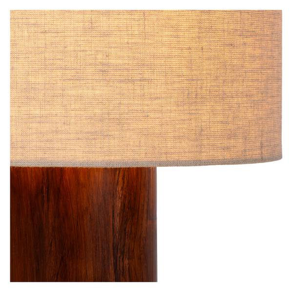 Tischlampe JAPURA Braun - Textil - 31 x 45 x 31 cm
