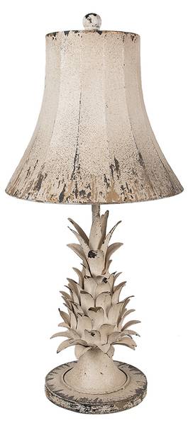 Tischlampe Yui Beige - Metall - 30 x 64 x 30 cm