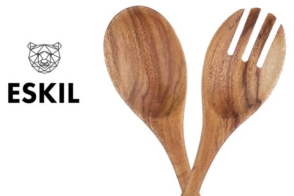 Slacouvert ESKIL 2-delig bruin - keramiek - 7 x 2 x 26 cm