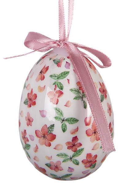 Ostern Anhänger 53120 9er Set Weiß - Kunststoff - 5 x 8 x 5 cm
