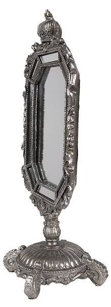 Tischspiegel Toddview Silber - Kunststoff - 10 x 31 x 15 cm