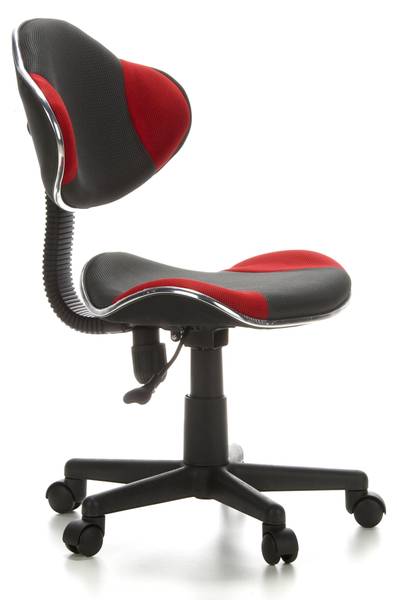 Kinderdrehstuhl KIDDY GTI-2 Grau - Rot