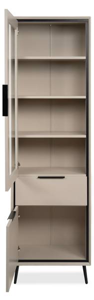 Dressoir ARONA grijs - plaatmateriaal op houtbasis - 60 x 200 x 38 cm