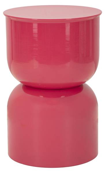 Kaffeetisch Oyi Pink - Metall - 31 x 46 x 31 cm