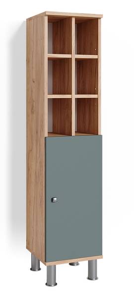 Midischrank Fynn 37230 Grün - 30 x 131 x 30 cm