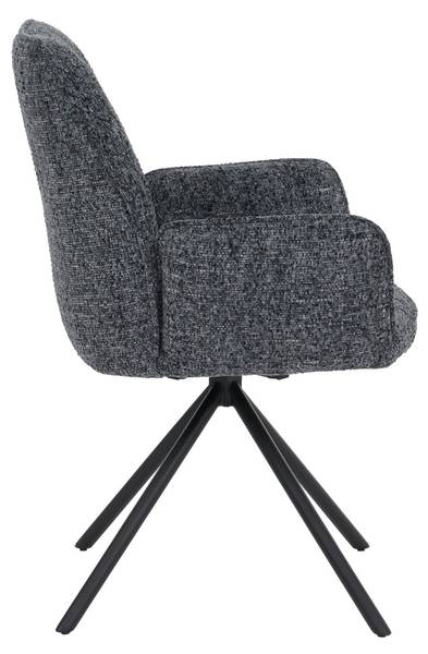 Esszimmerstuhl G67 (6er-Set) Schwarz - Dunkelgrau