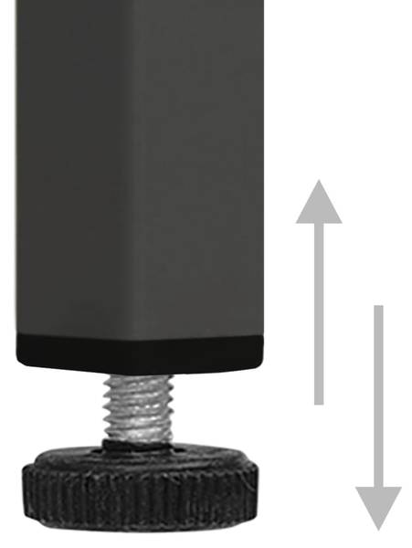 Vitrine 3007004 Grau - Stahl - 90 x 180 x 40 cm