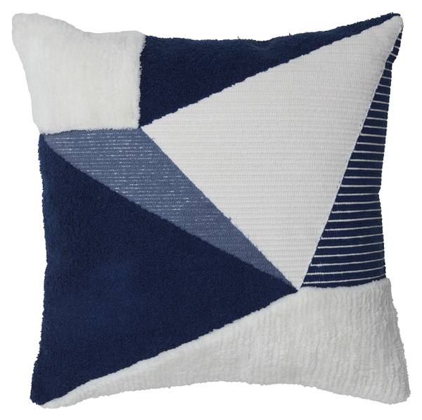 Dekokissen REJAS Blau - Textil - 45 x 10 x 45 cm