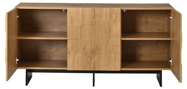 Sideboard Eurynom Ⅷ Braun - Holzwerkstoff - 140 x 70 x 40 cm