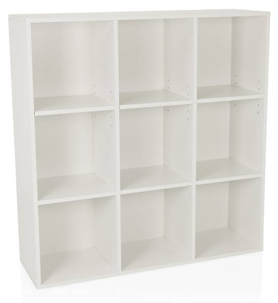 Regal BJORKE Weiß - Holzwerkstoff - 98 x 100 x 30 cm