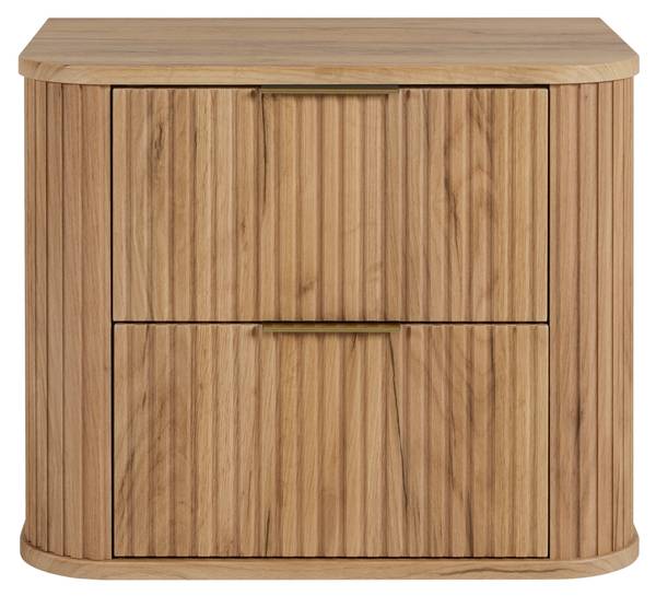 Badezimmerschrank Rhône Gold - Eiche Dekor - 60 x 52 cm