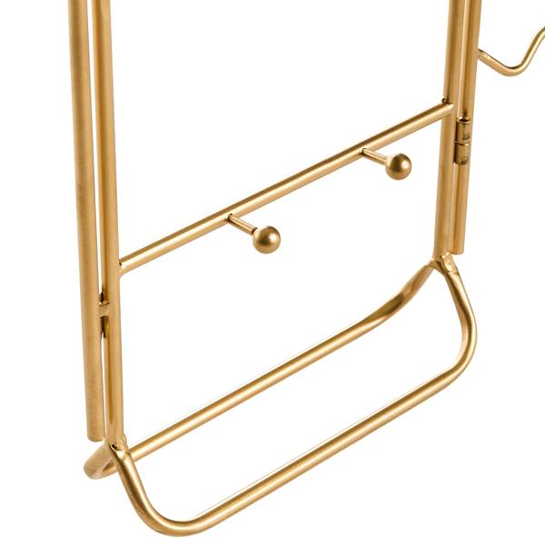 Kosmetikspiegel PIROU Gold - Metall - 54 x 46 x 12 cm
