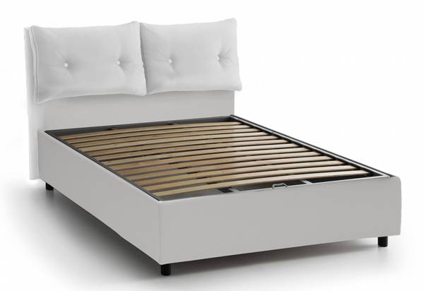 Einzelbett Chantal Weiß