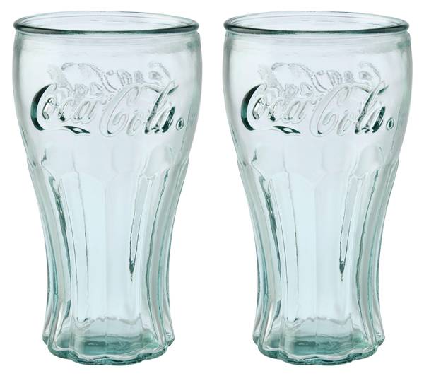 Gläserset COCA COLA2-teilig Glas - 9 x 16 x 9 cm