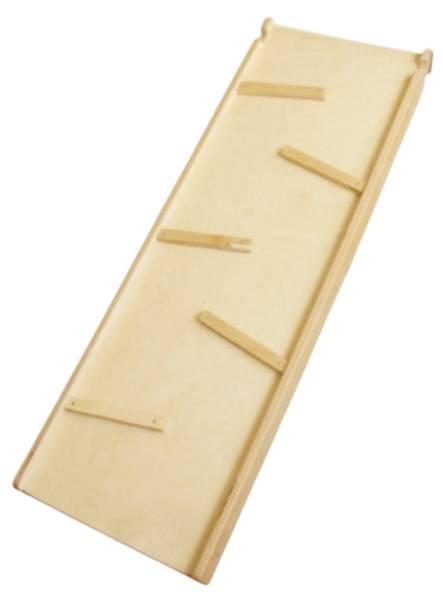 Doppelseitige Rutsche CLRU010 Beige - Birke - 38 x 6 x 110 cm