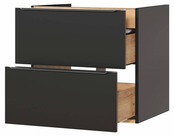 Waschtisch TOSKANA-56-138 Grau - Holzwerkstoff - 140 x 94 x 46 cm