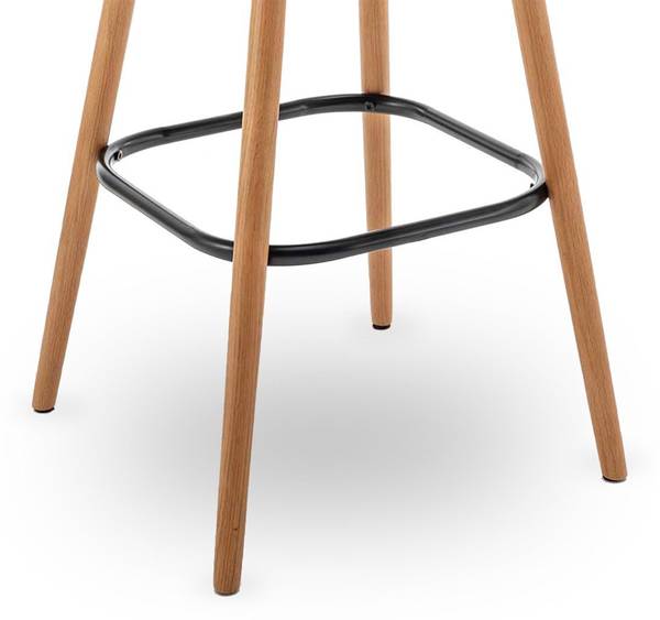 Barstühle LOFT 2er Set Braun - Kunstleder - 46 x 105 x 51 cm