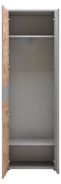 Garderobenschrank DYNAMIC Braun - Holzwerkstoff - 65 x 197 x 37 cm