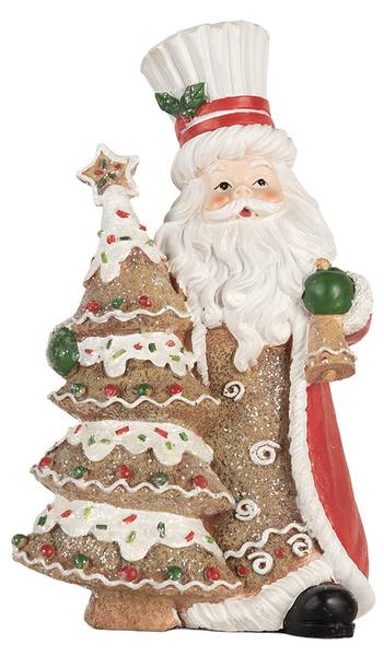 Weihnachtsmann Xmas&Egend Rot - Kunststoff - 11 x 25 x 15 cm