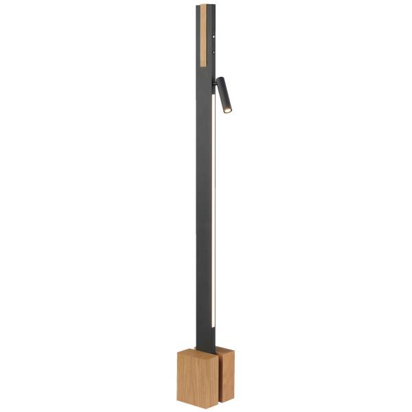 Stehlampen 1920185113129145 1 Schwarz - Metall - 14 x 131 x 14 cm