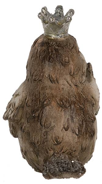 Dekorationsfigur Vogel Deco&Zaire Beige - Kunststoff - 6 x 9 x 7 cm