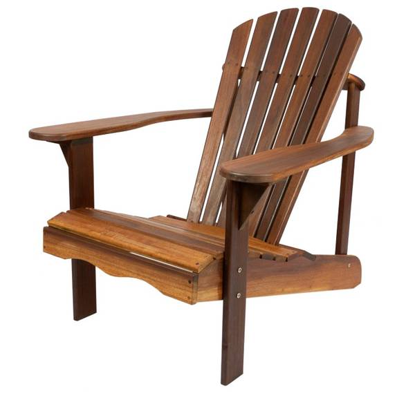 Adirondack Gartenstuhl Toronto geölt Braun - Mahagoni - 86 x 88 x 78 cm