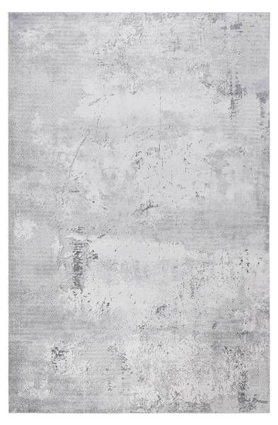 Kurzflorteppich Radiate Grau - 80 x 150 cm