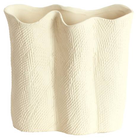 Topf FLOVILLA Weiß - Keramik - 11 x 19 x 20 cm