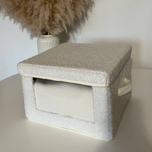 Aufbewahrungsbox 22185 Beige - Polyester - 28 x 30 x 40 cm