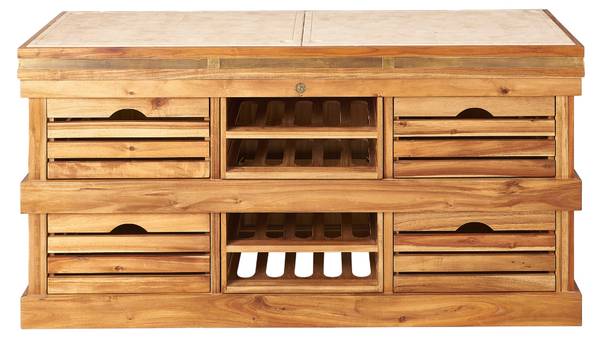 Hackblock AUBRAC Braun - Akazie - 180 x 60 x 90 cm