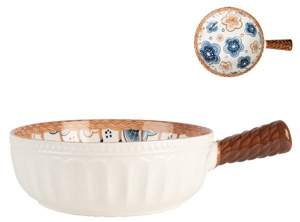 Maßstab Chloe&Bowl Weiß - Keramik - 16 x 6 x 22 cm