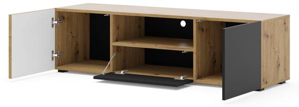 Tv-meubel AURIS beige - melamine - 150 x 42 x 42 cm