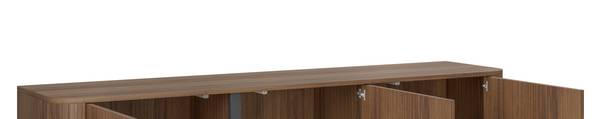 TV-Lowboard Bari Braun - Holzwerkstoff - 168 x 52 x 39 cm