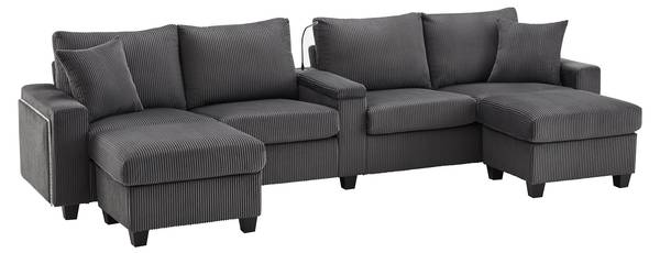 Ecksofa GLOWCHANGE Ⅳ Grau